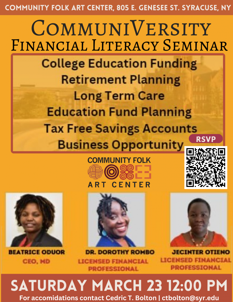 CommuniVersity Financial Planning image of Beatrice Odouor, Dr, Dorothy Rombo and Jecinter Oteinto 