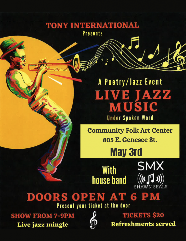 Tony International Live Jazz Flyer 