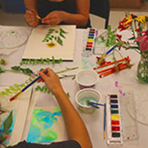 Watercolor Art Classes at the Community Folk Art Center