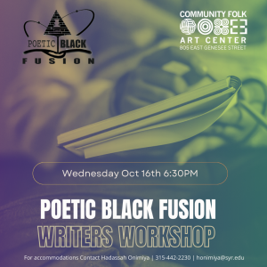 Poetic Black Fusion Writers Workshop 