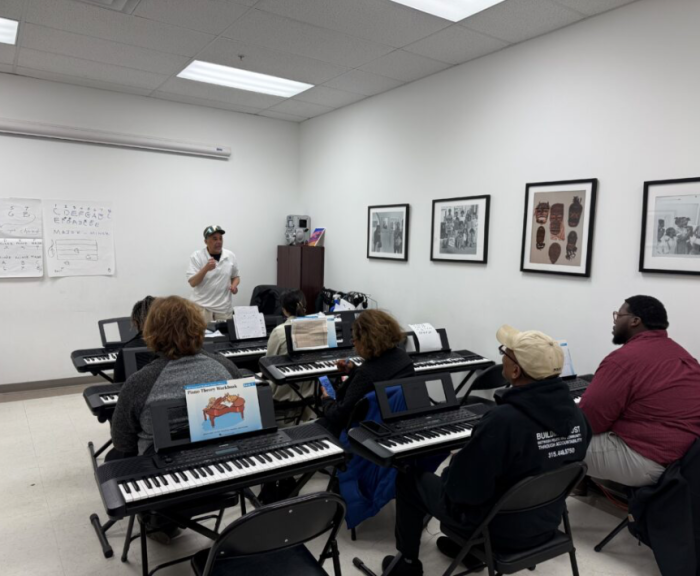 image of piano students at the Community Folk Art Center